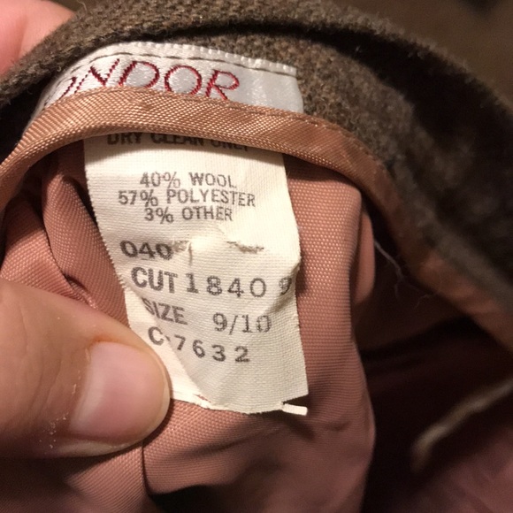 Vintage wool blend Condor button up skirt - Picture 5 of 8